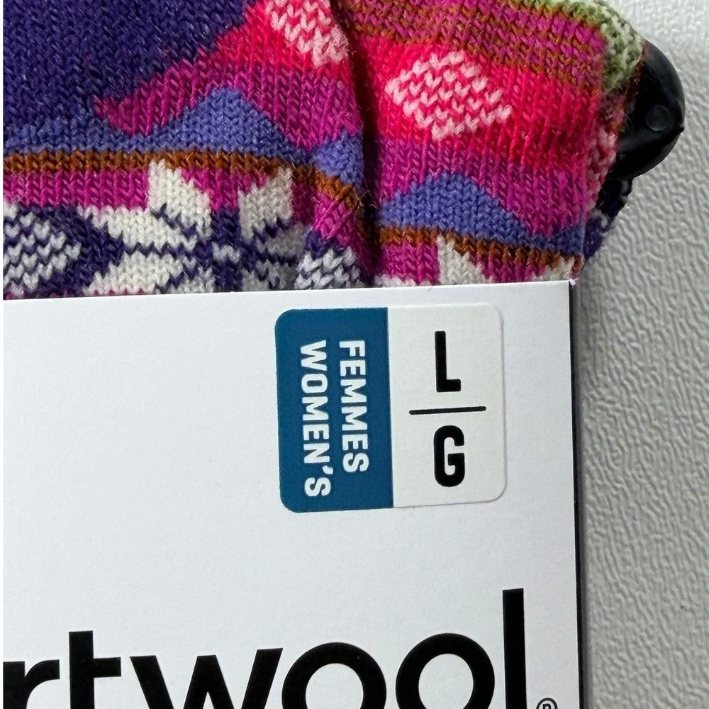 Smartwool Women Large 2 Pack Cozy Cabin Crew Traditional Snowflake Socks NWT